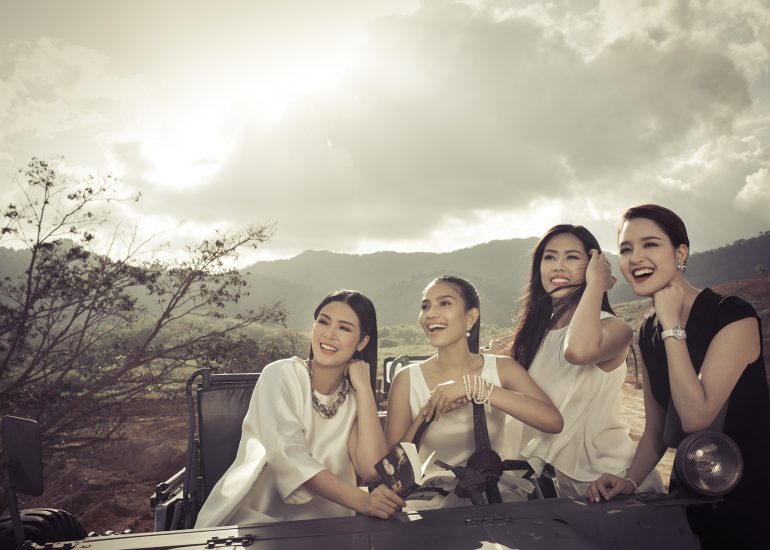 Hoa hậu Ngọc Hân, Á hậu Hoàng Anh, Á hậu Trương Thị May và Hoa hậu Biển Nguyễn Thị Loan trải nghiệm Lối sống Tỉnh Thức tại M'Drắk