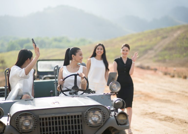 Hoa hậu Ngọc Hân, Á hậu Hoàng Anh, Á hậu Trương Thị May và Hoa hậu Biển Nguyễn Thị Loan trải nghiệm Lối sống Tỉnh Thức tại M'Drắk