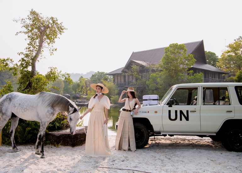 Á hậu Ngọc Thảo và Á hậu Phương Nhi trải nghiệm Lối sống Tỉnh thức tại M'Drắk