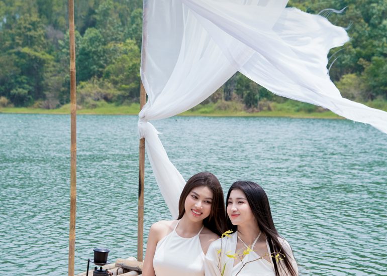 Á hậu Ngọc Thảo và Á hậu Phương Nhi trải nghiệm Lối sống Tỉnh thức tại M'Drắk