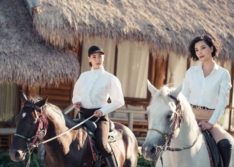 Hoa hậu Hà Kiều Anh, cựu siêu mẫu Vũ Cẩm Nhung trải nghiệm Lối sống Tỉnh thức tại M'Drắk