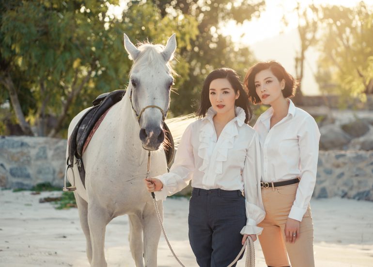 Hoa hậu Giáng My, cựu siêu mẫu Vũ Cẩm Nhung trải nghiệm Lối sống Tỉnh thức tại M'Drắk