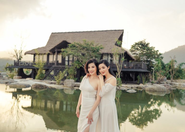 Hoa hậu Giáng My, cựu siêu mẫu Vũ Cẩm Nhung trải nghiệm Lối sống Tỉnh thức tại M'Drắk