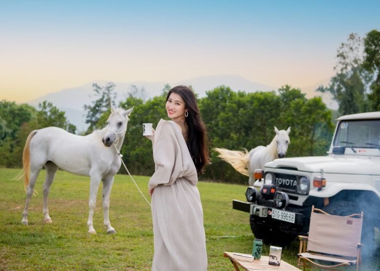 Á hậu Phương Nhi trải nghiệm Lối sống Tỉnh thức tại M'Drắk