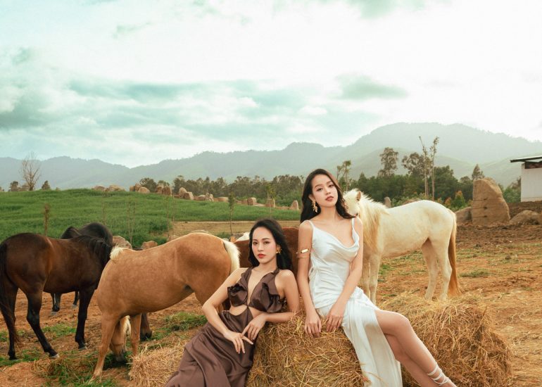 Hoa hậu Thanh Thủy và Á hậu Trịnh Thùy Linh trải nghiệm Lối sống Tỉnh thức tại M'Drắk