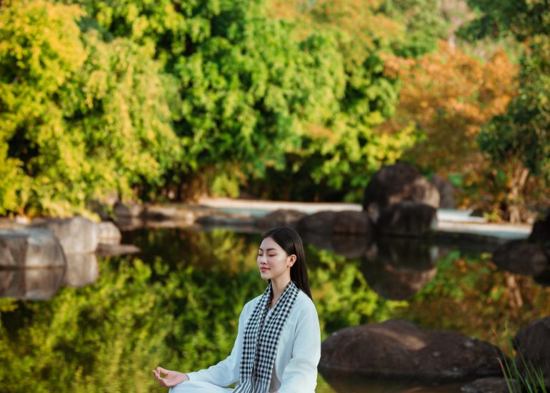 Hoa hậu Đoàn Thu Thủy trải nghiệm Lối sống Tỉnh thức tại M'Drắk