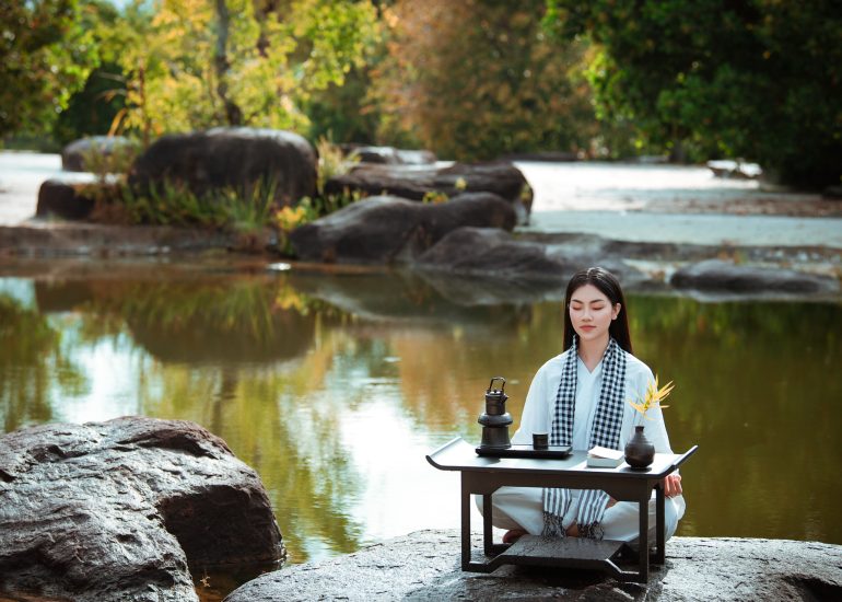 Hoa hậu Đoàn Thu Thủy trải nghiệm Lối sống Tỉnh thức tại M'Drắk